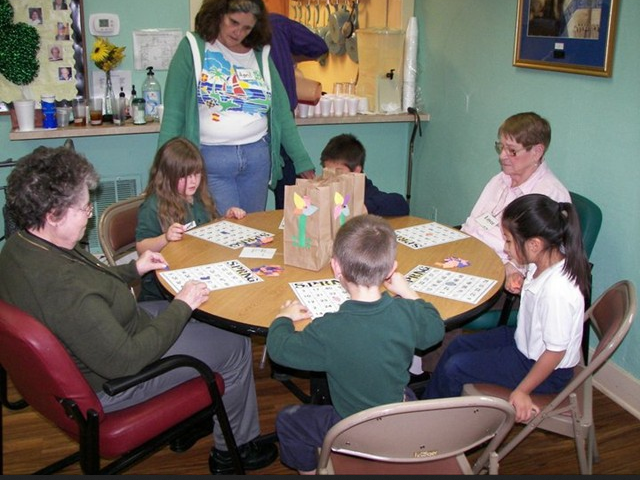 Visiting School Kids